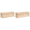 Vidaxl Planners 2 PC CM Solid Pine