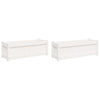 Vidaxl Fioterrs 2 PC CM Solid Pine White