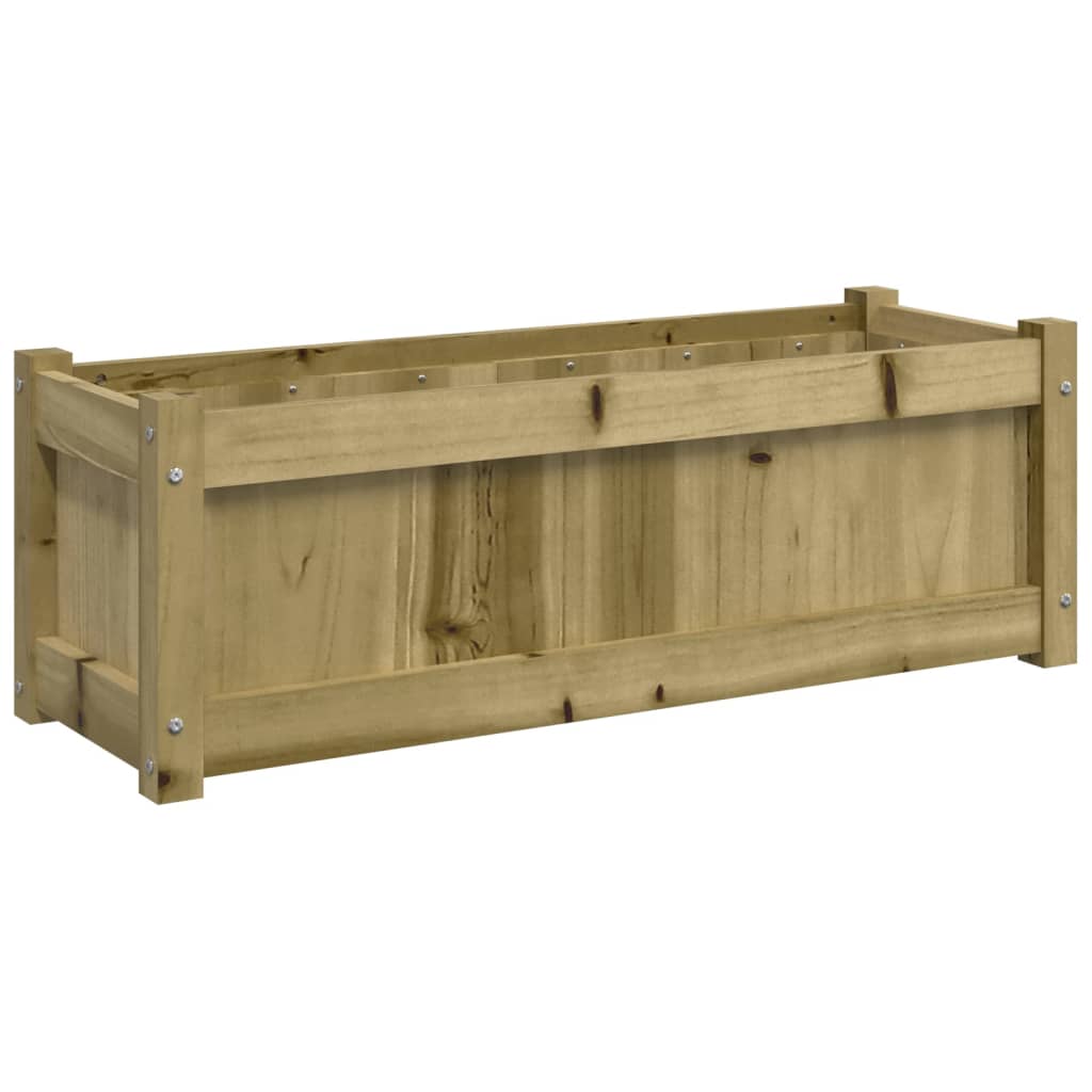 Casella di pianificazione Vidaxl 90x31x31 cm Pine impregnato