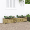 Vidaxl Plantadores 2 PC CM Madera impregnada