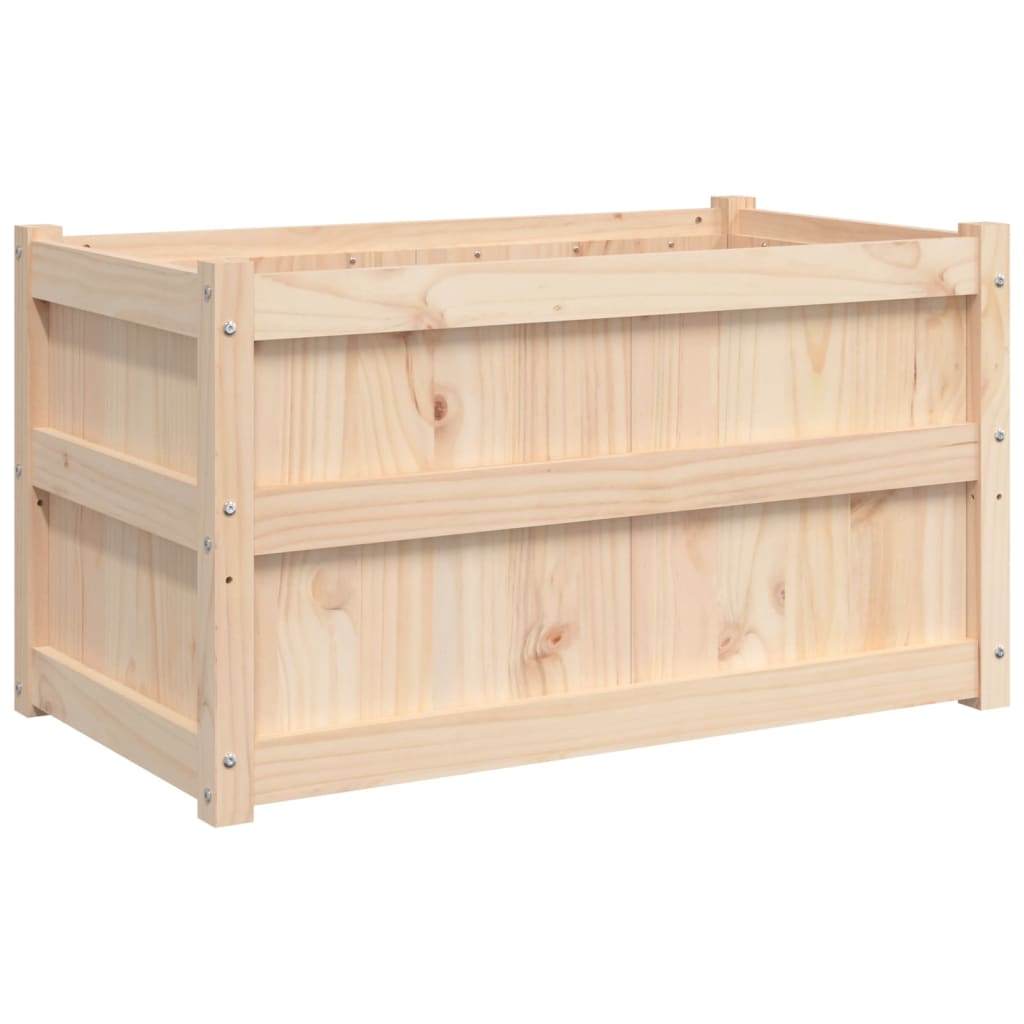 Casella di pianificazione Vidaxl 90x50x50 cm Pino solido