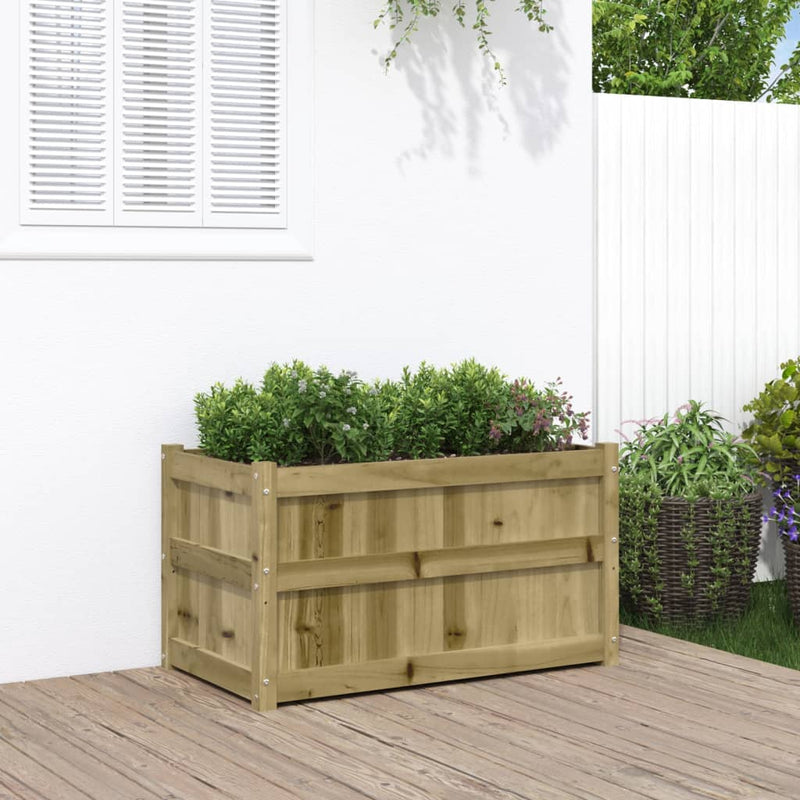 Vidaxl Planning Box 90x50x50 cm Pine impregnado