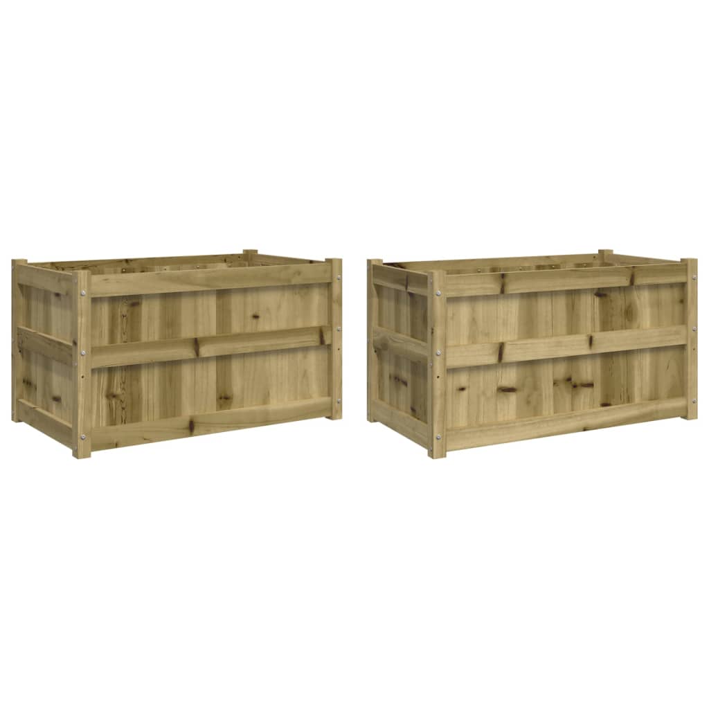 Vidaxl Fioters 2 PC CM Impregnato Wood