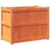 Casella di pianificazione Vidaxl 90x50x70 cm Pinna solida marrone