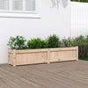 Plantador Vidaxl 150x31x31 cm de pino sólido