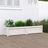 Vidaxl Planning Box 150x31x31 cm de pino sólido
