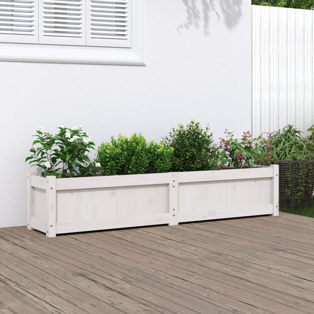 Vidaxl Planning Box 150x31x31 cm de pino sólido