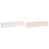 Vidaxl Fioterrs 2 PC CM Solid Pine White