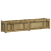 Casella di pianificazione Vidaxl 150x31x31 cm Pine impregnato