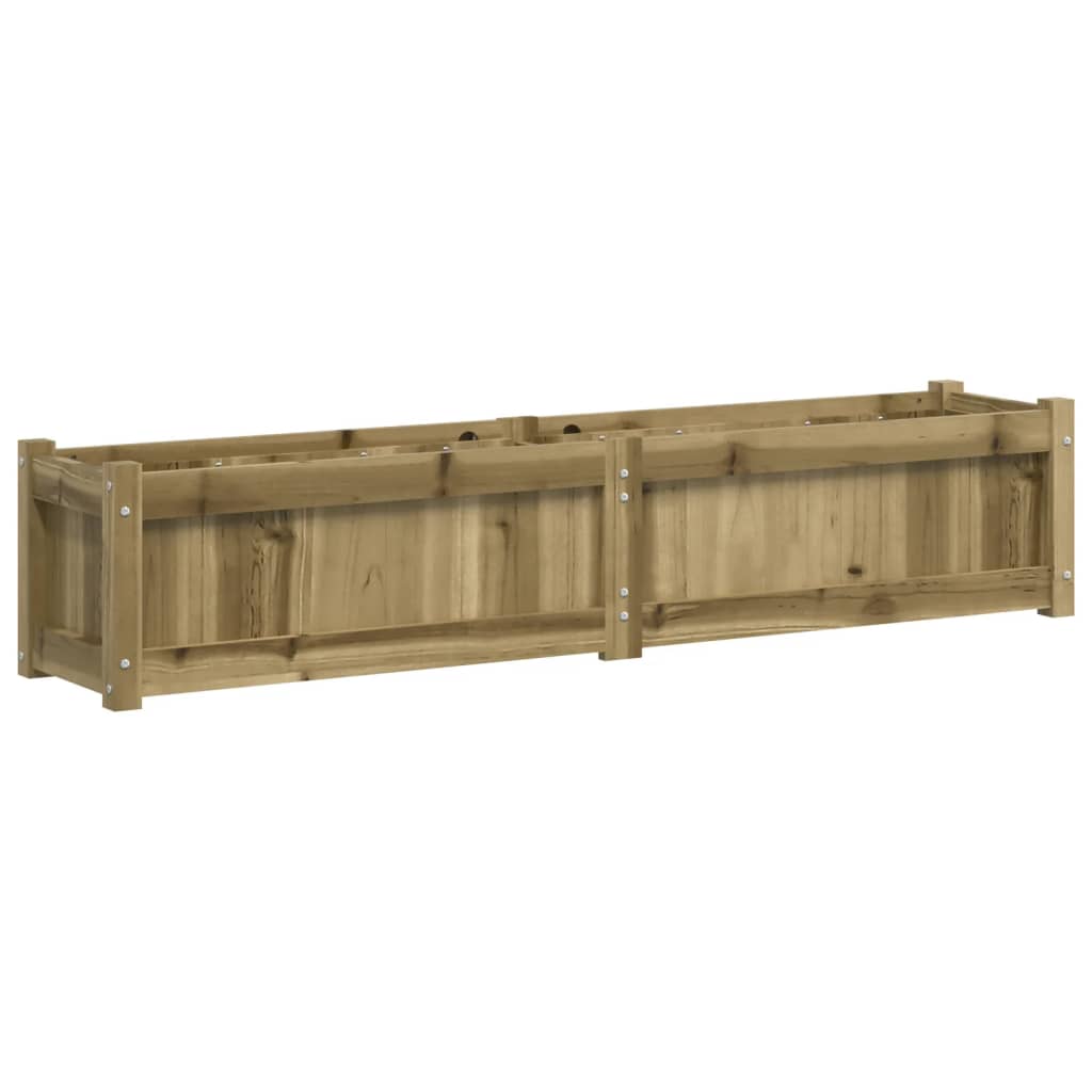 Casella di pianificazione Vidaxl 150x31x31 cm Pine impregnato