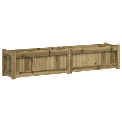 Casella di pianificazione Vidaxl 150x31x31 cm Pine impregnato