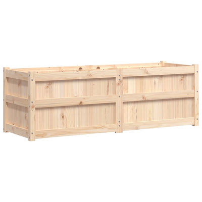 Casella di pianificazione Vidaxl 150x50x50 cm Pino solido