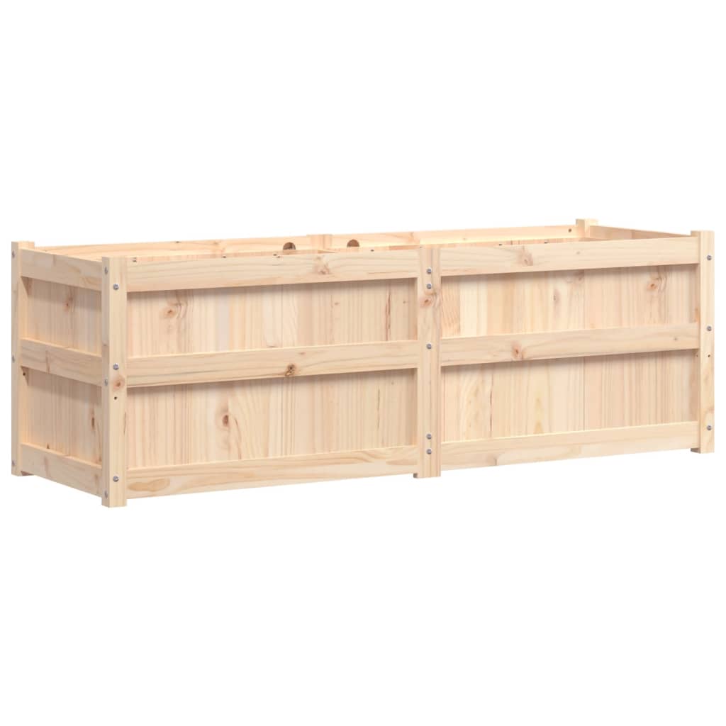 Casella di pianificazione Vidaxl 150x50x50 cm Pino solido