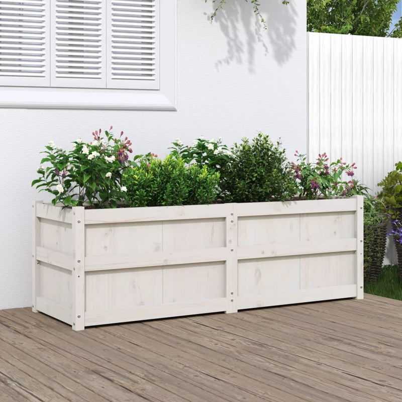 Vidaxl Planter 150x50x50 cm de pino sólido