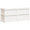 Vidaxl Planter 150x50x70 cm de pino sólido White