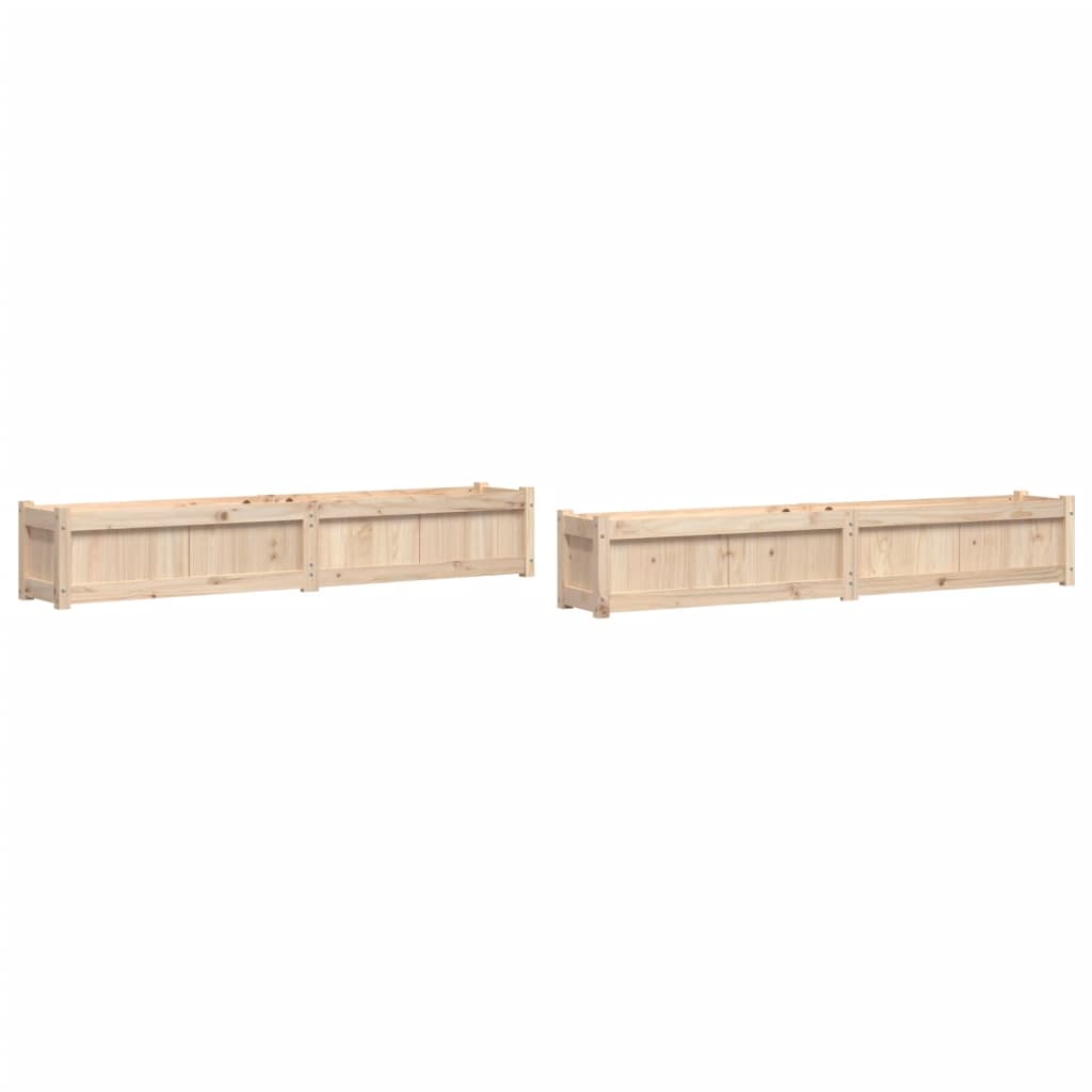 Vidaxl Plantadores 2 PC CM Solid Pine