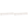 Vidaxl Fioterrs 2 PC CM Solid Pine White