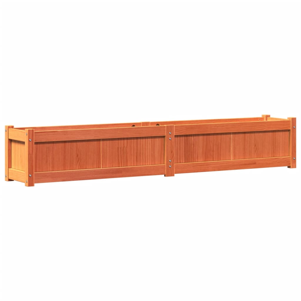 Vidaxl Fiorter 180x31x31 cm Basco di pino solido marrone