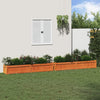Vidaxl Fioterrs 2 PC CM Solid Pine Wash Brown