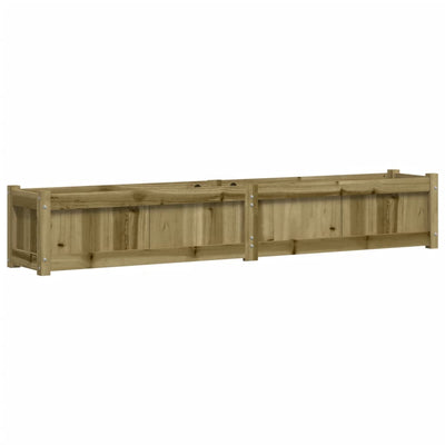 Casella di pianificazione di Vidaxl 180x31x31 cm Pine impregnato