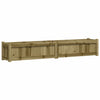 Casella di pianificazione di Vidaxl 180x31x31 cm Pine impregnato