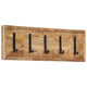 VidaXL Wall coat rack with 5 hooks solid mango wood