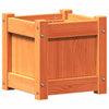 Casella di pianificazione Vidaxl 31x31x31 cm Pinna solida marrone