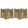 Vidaxl Fioters 2 PC CM Impregnato Wood