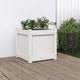 Vidaxl Planning box 40x40x40 cm Solid pine white
