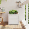Casella di pianificazione Vidaxl 50x50x50 cm Pino solido bianco