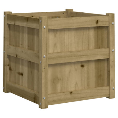 Casella di pianificazione Vidaxl 50x50x50 cm Pine impregnato