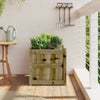 Casella di pianificazione Vidaxl 50x50x50 cm Pine impregnato