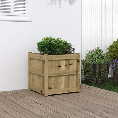Casella di pianificazione Vidaxl 50x50x50 cm Pine impregnato