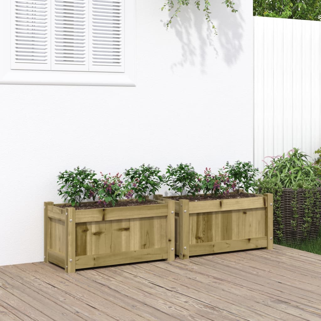 Vidaxl Fioters 2 PC CM Impregnato Wood