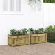 Vidaxl Plantadores 2 PC CM Madera impregnada