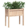Fioriere Vidaxl con gambe 2 pezzi Pine solido