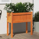 Plantilla Vidaxl con piernas 70x31x70 cm de madera de pino marrón marrón
