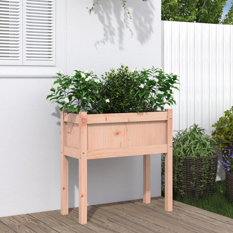 Scatola di pianificazione Vidaxl con gambe 70x31x70 cm solido Douglashout