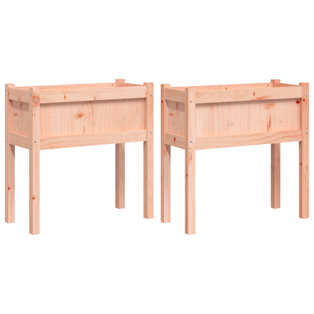 Vidaxl fioriere con gambe 2 pezzi solido Douglashout