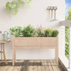 Vidaxl fioriera con gambe 110x31x70 cm pino solido