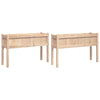 Fioriere Vidaxl con gambe 2 pezzi Pine solido