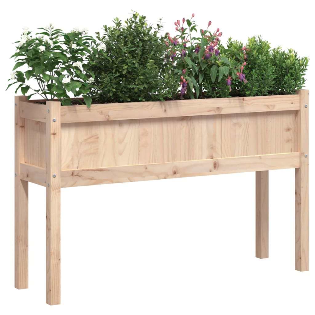 Fioriere Vidaxl con gambe 2 pezzi Pine solido