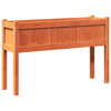 Fioriera vidaxl con gambe 110x31x70 cm lavaggio in legno di pino marrone