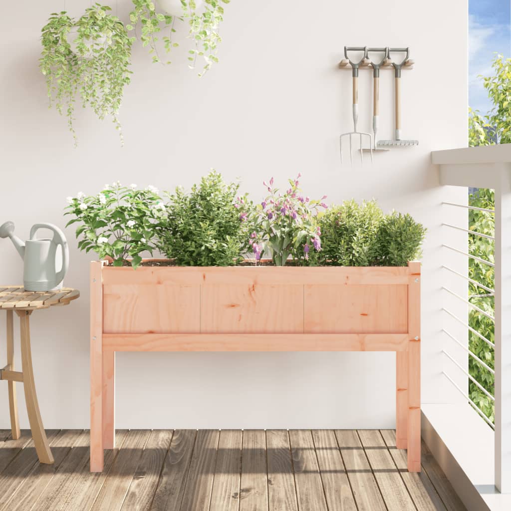 Vidaxl fioriera con gambe 110x31x70 cm solido Douglashout