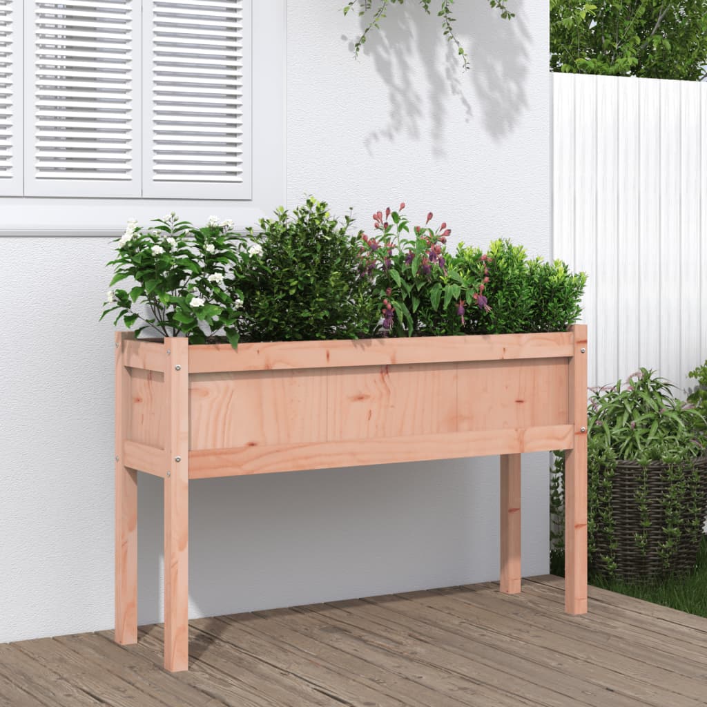 Vidaxl fioriera con gambe 110x31x70 cm solido Douglashout