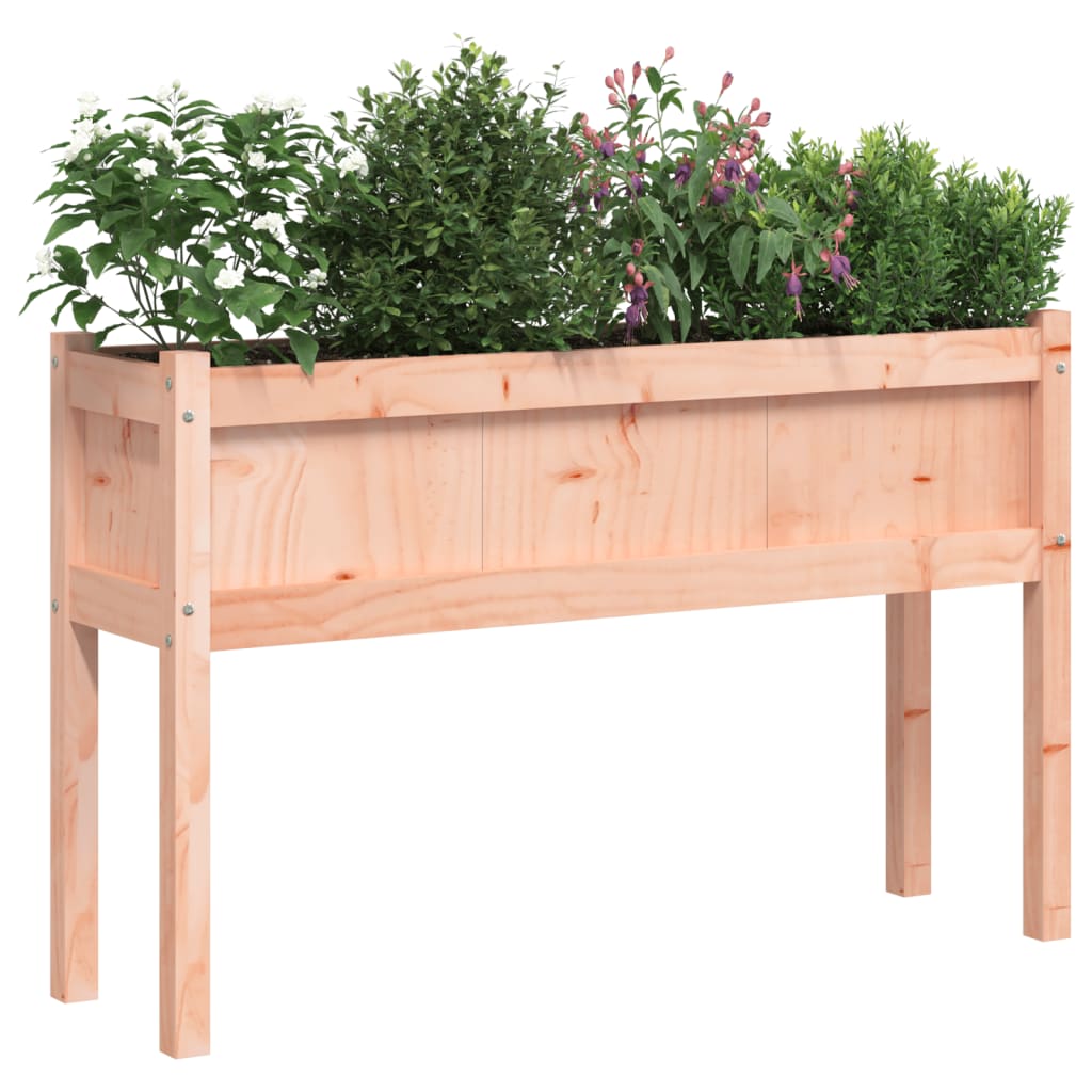 Plantadores Vidaxl con Legs 2 PCS Douglhout sólido