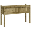 Vidaxl fioriera con gambe 110x31x70 cm pino impregnato