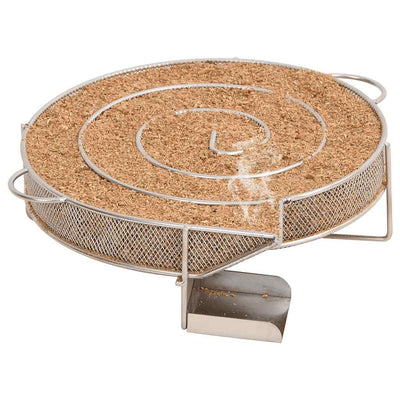 Vidaxl rookgenerator koud rond 19,5 cm roestvrij staal