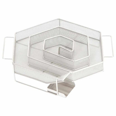 Vidaxl Generatore di fumo Cold 6 corner 22,5 cm in acciaio inossidabile