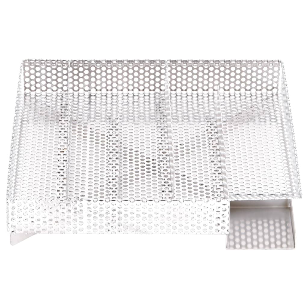 Vidaxl rookgenerator koud 5-kamers 21 cm roestvrij staal